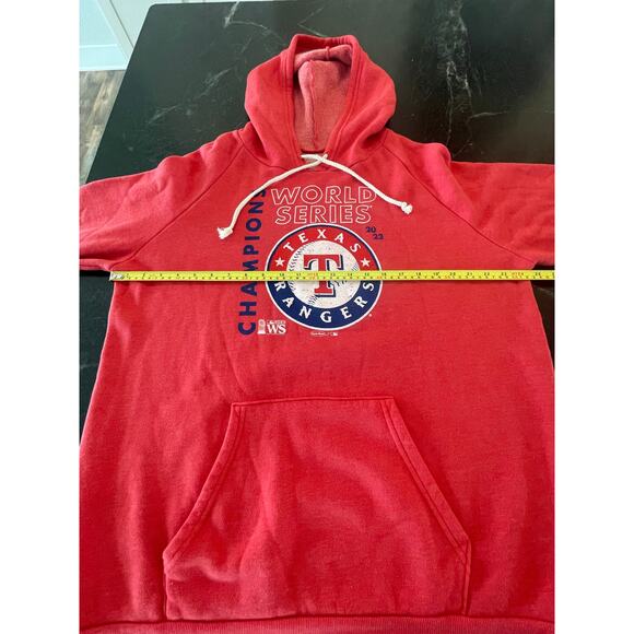 Texas Rangers NWOT Red 2023 world series sweatshirt hoodie XL - Picture 5 of 9